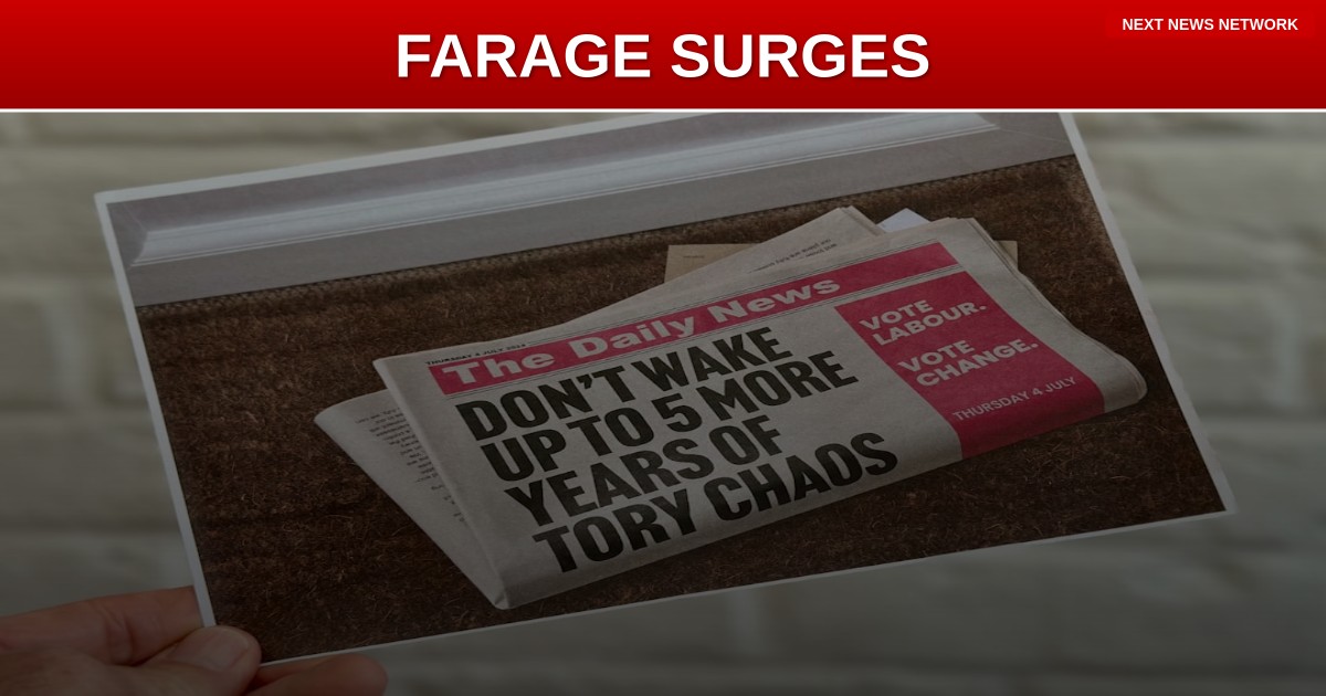 BREAKING: Nigel Farage SURGES in High-Stakes UK Election as Desperate Left UNITES to Stop Populist Uprising