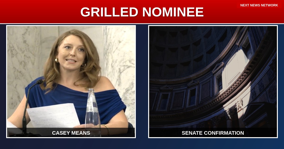 BREAKING: Trump's Surgeon General Pick Dr. Casey Means GRILLED by Senate Committee After Historic Delay