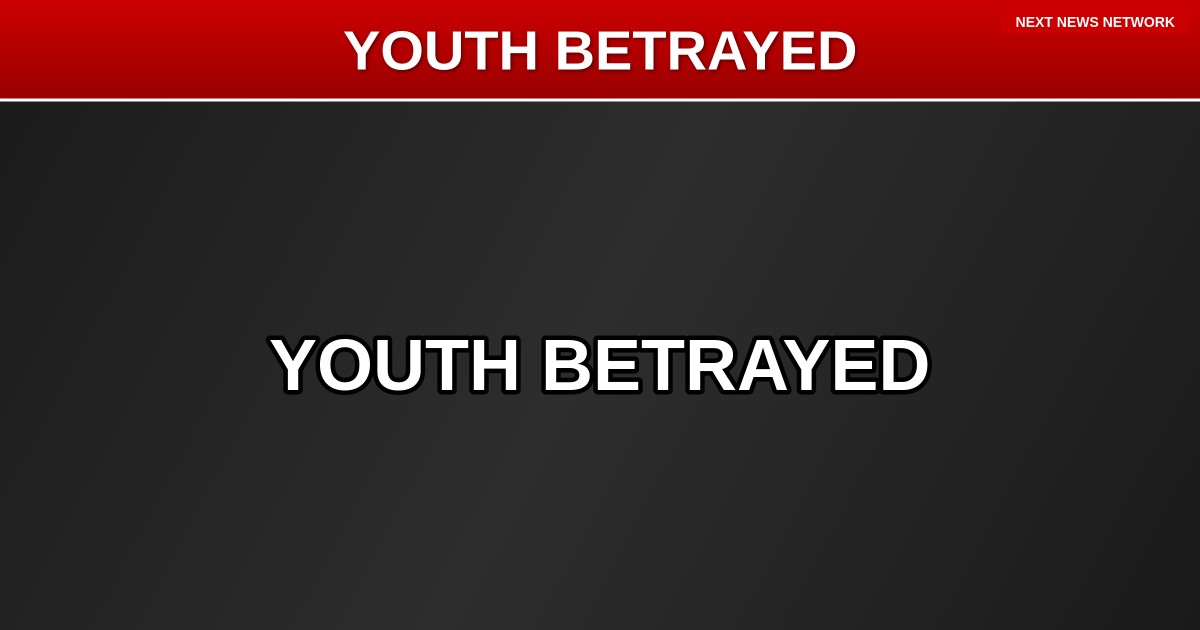 BREAKING: America's Youth BETRAYED by Decades of Failed Policies — Are We Heading for Social COLLAPSE?