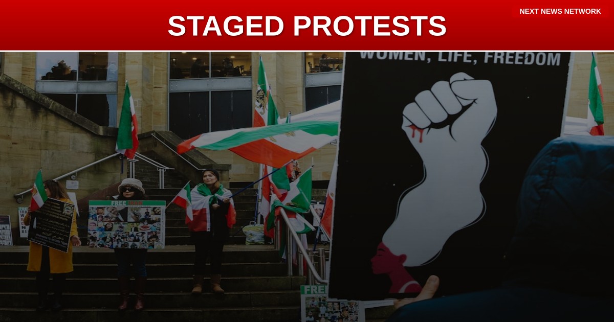 EXPOSED: Pro-China Networks Launch STAGED Protests Before Trump's Iran Strike Goes Public