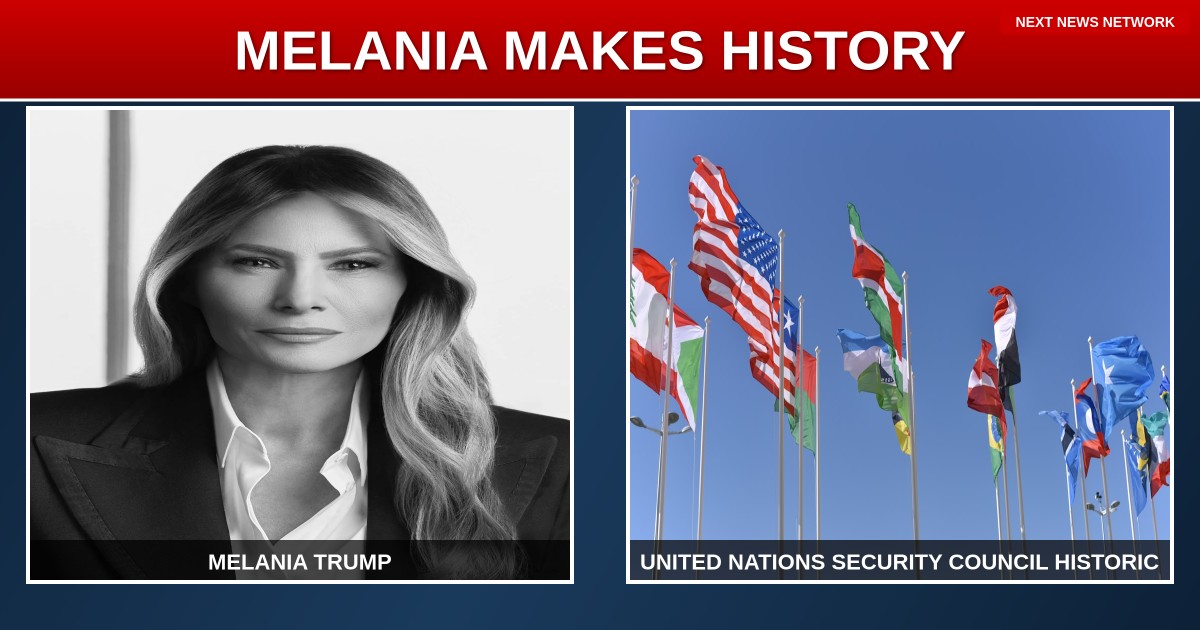 HISTORIC: First Lady Melania Trump MAKES HISTORY Presiding Over UN Security Council