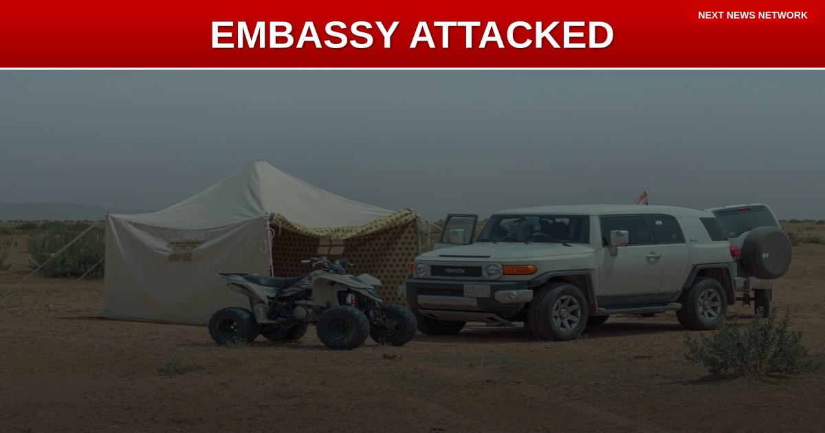 BREAKING: Iranian-Backed DRONE ATTACK Sets Fire to U.S. Embassy in Saudi Arabia
