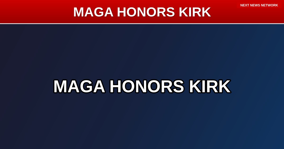 BREAKING: MAGA Movement Honors Charlie Kirk's Legacy as Iran Crisis DIVIDES Republicans