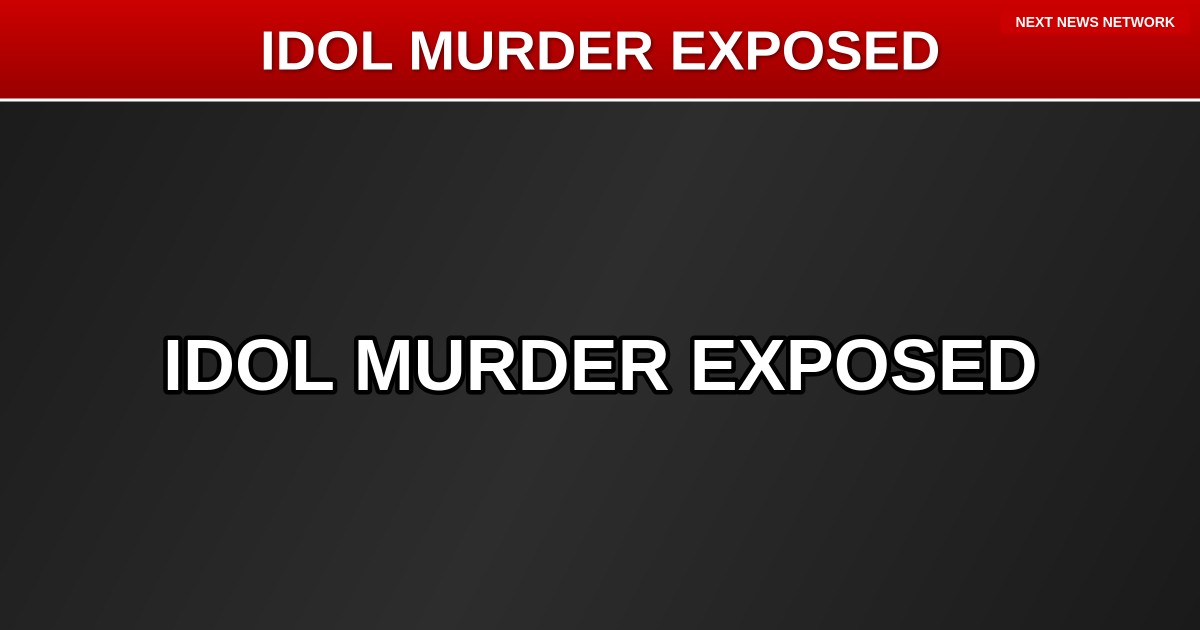 CHILLING: Body-Cam Footage Exposes Former 'American Idol' Star's Cold Response After Allegedly MURDERING Wife