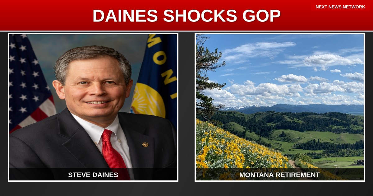 BOMBSHELL: Steve Daines SHOCKS GOP with Last-Minute Senate Retirement - Montana Seat Now in JEOPARDY