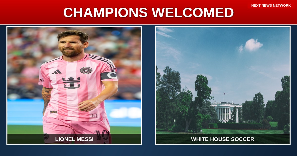 CHAMPIONS WELCOME: Trump Hosts Soccer LEGEND Messi and Inter Miami at White House After Historic MLS Cup Victory