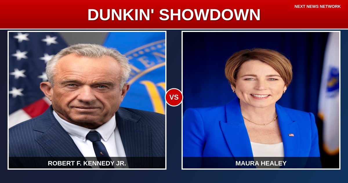 SHOWDOWN: RFK Jr. FIRES BACK at Massachusetts Governor Over DUNKIN' DONUTS Health Battle