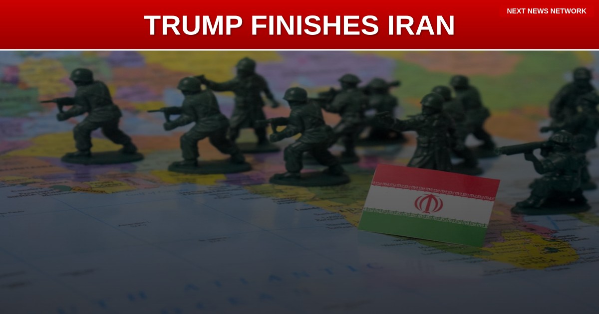 BREAKING: Trump Declares 'We Will FINISH' Iran Conflict - Military Completes Mission 'Roughly an Hour' Ahead of Schedule