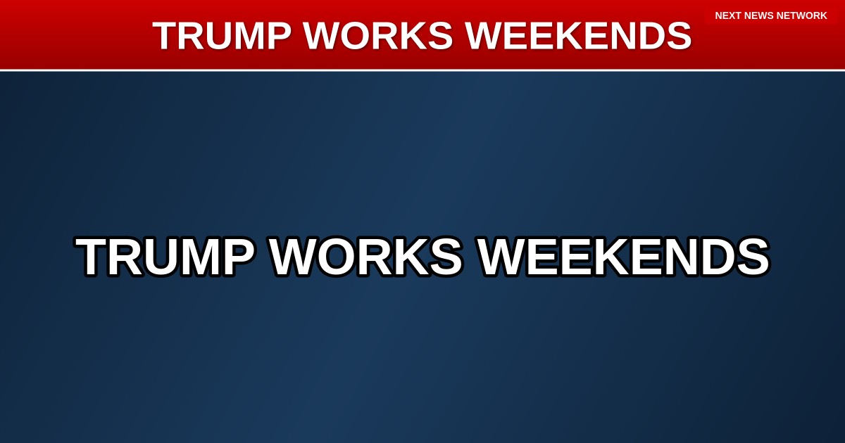 TRUMP IN HIGH SPIRITS: President Keeps America First Agenda Rolling at Saturday Event