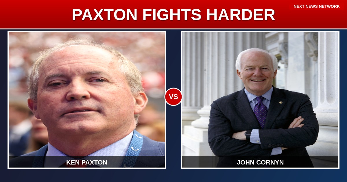 PATRIOT Paxton Shows More FIGHT for Election Integrity Than RINO Cornyn - And He's Not Even in Senate Yet!