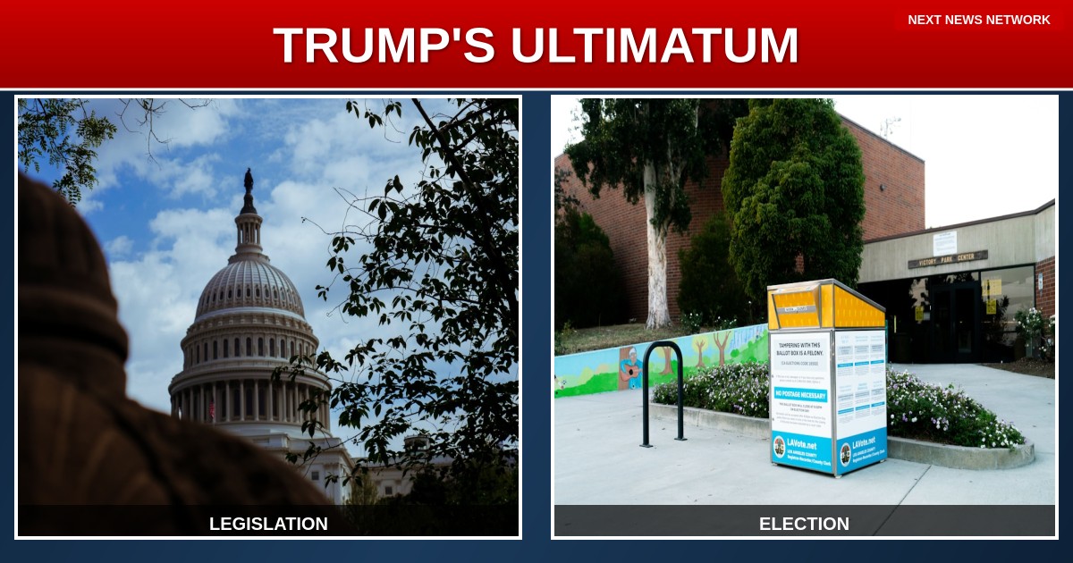 TRUMP DRAWS LINE IN SAND: No Legislation Until Senate Passes SAVE America Act