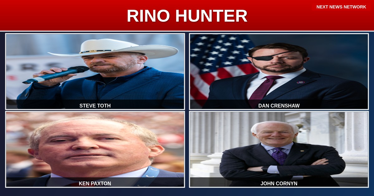 RINO HUNTER: Steve Toth DESTROYS Crenshaw, Now Backs Paxton to END John Cornyn's Senate Career
