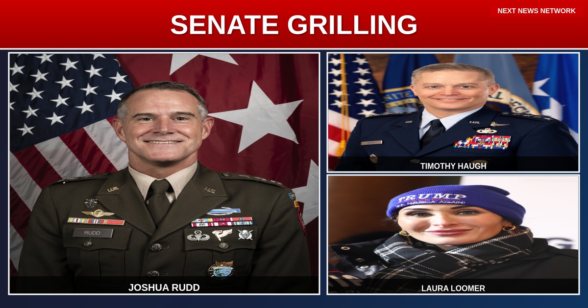 TRUMP'S NSA PICK Joshua Rudd Faces Senate GRILLING After Deep State Purge