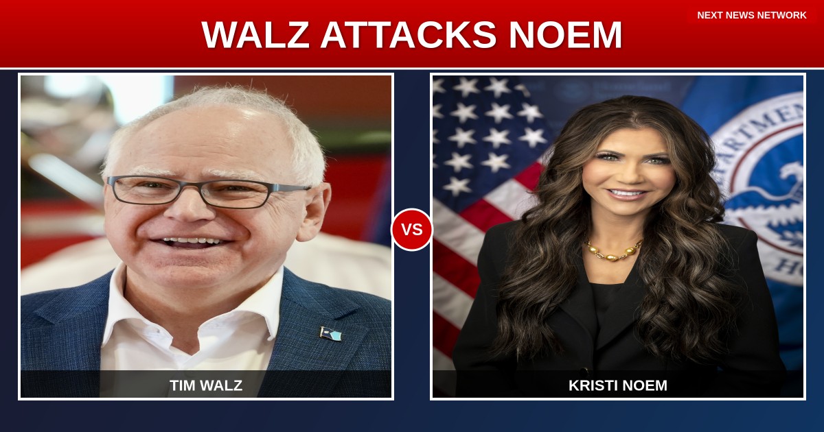 DESPERATE: Failed VP Pick Tim Walz ATTACKS Kristi Noem After His Own $9 BILLION Fraud Scandal