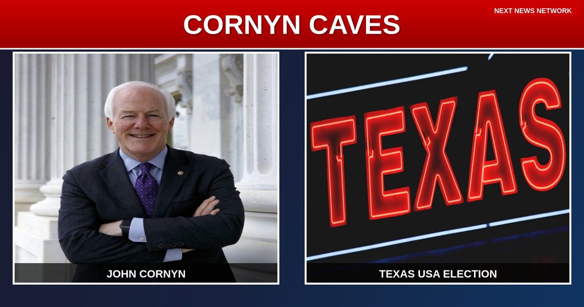 CORNYN CAVES: Texas Senator Finally Backs Trump's SAVE America Act Over Filibuster Games