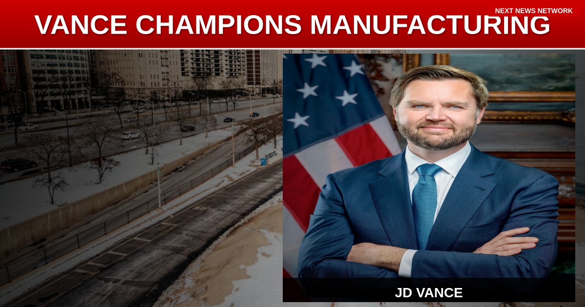 AMERICA FIRST in Action: VP Vance Heads to Michigan to Champion U.S. Manufacturing