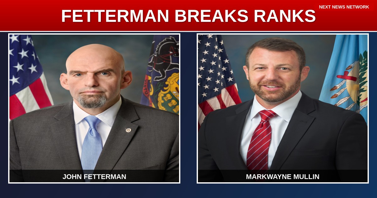 SHOCKER: Democrat Fetterman BREAKS RANKS, Backs Trump's DHS Pick Over Border Security