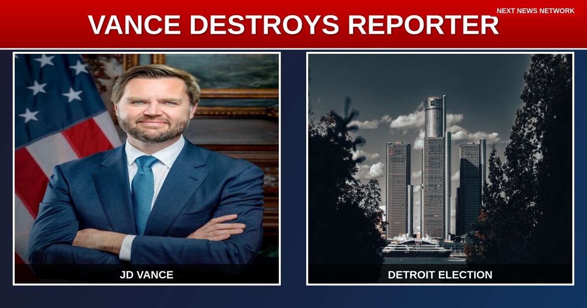 VIRAL VIDEO: JD Vance DESTROYS Detroit Reporter's Election 'Interference' Fear-Mongering