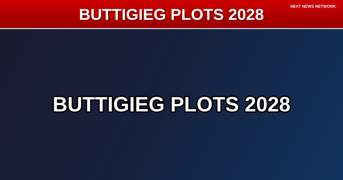 FAILED Transportation Sec Buttigieg Already PLOTTING 2028 Presidential Run Against Trump Agenda