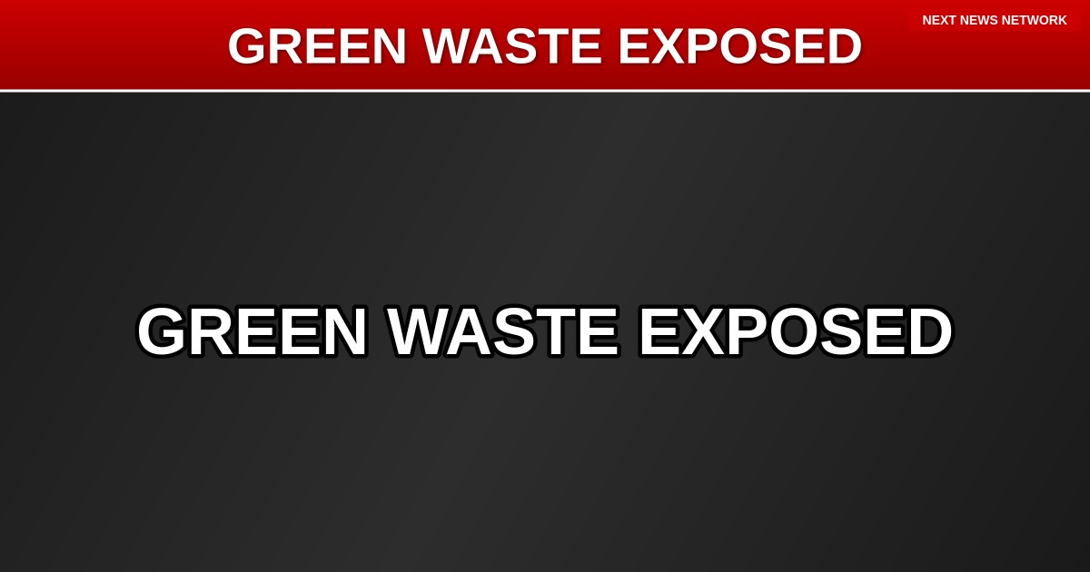 EXPOSED: Green Energy's DIRTY Secret - Wind and Solar Waste Crisis Buried by Biden Regime