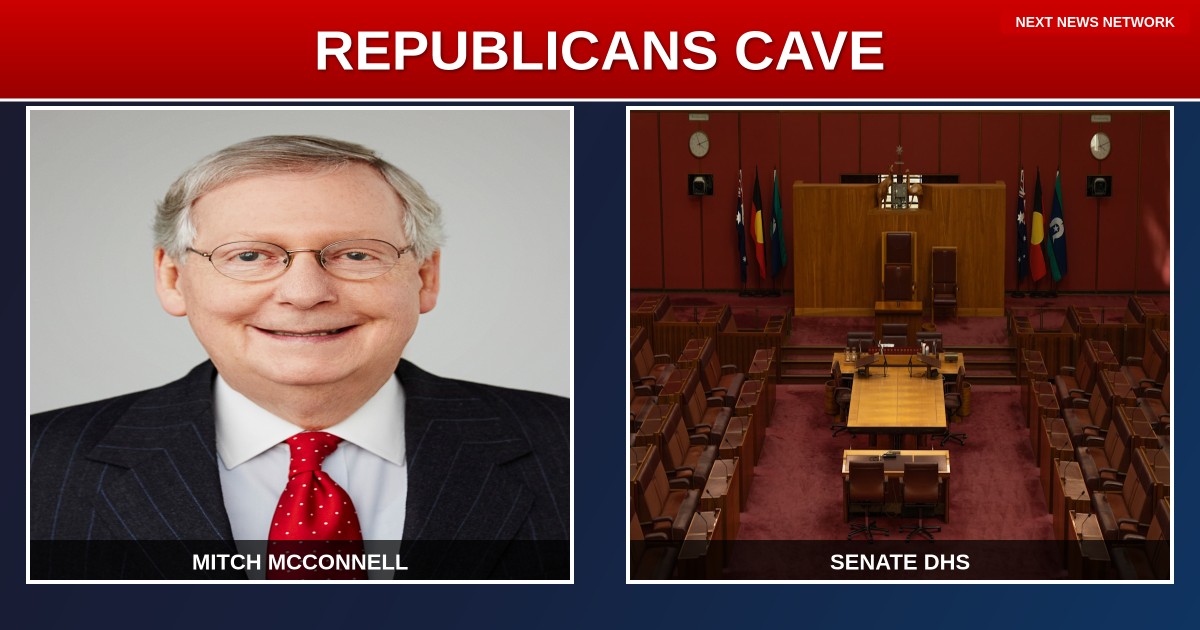 BREAKING: Senate REPUBLICANS Advance DHS Funding Bill - Did McConnell's Swamp Creatures CAVE Again?