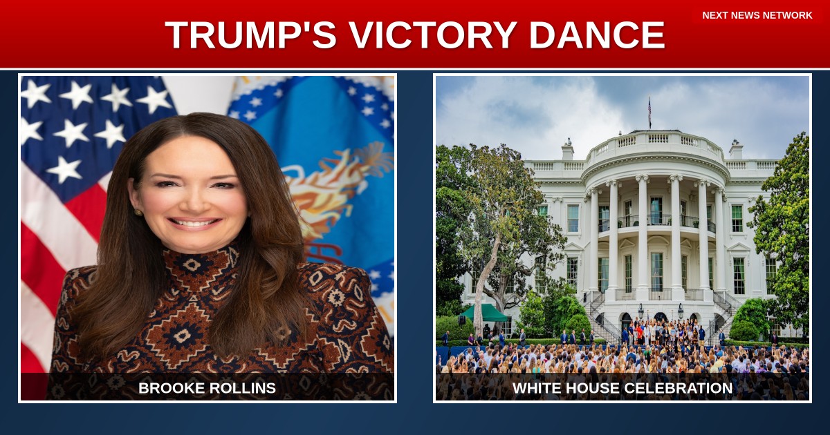 ELECTRIC MOMENT: Trump Brings Down the House with Farmers at White House, Dances to 'YMCA' in Victory Celebration