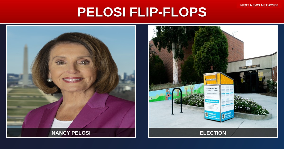 PROJECTION ALERT: Pelosi Now Claims 2026 Elections Could Be RIGGED by Republicans After Years of Attacking 'Election Deniers'