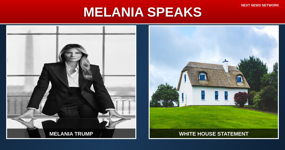 BREAKING: First Lady Melania Trump Delivers POWERFUL Statement from White House