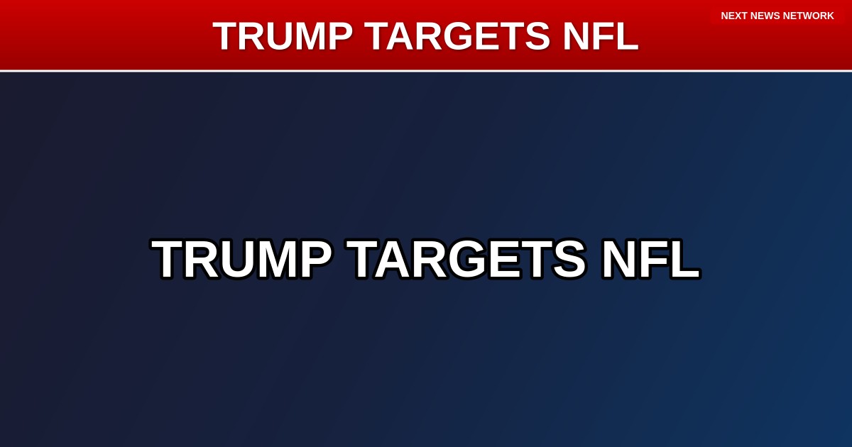 BOMBSHELL: Trump DOJ TARGETS NFL Monopoly As Fans Crushed by Streaming Costs