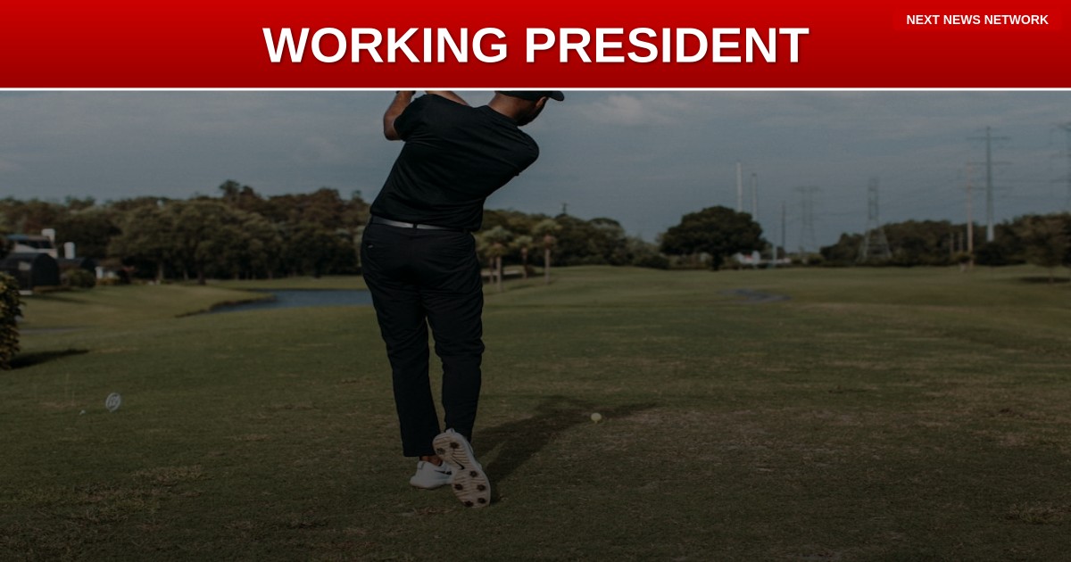 WORKING PRESIDENT: Trump Wraps Up Saturday at Trump National as America First Agenda Rolls On