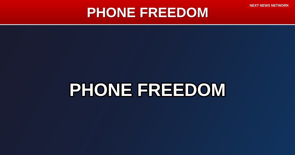 BREAKING: 90% of Americans Demand CELLPHONE FREEDOM as Big Tech Monopolies Face Heat