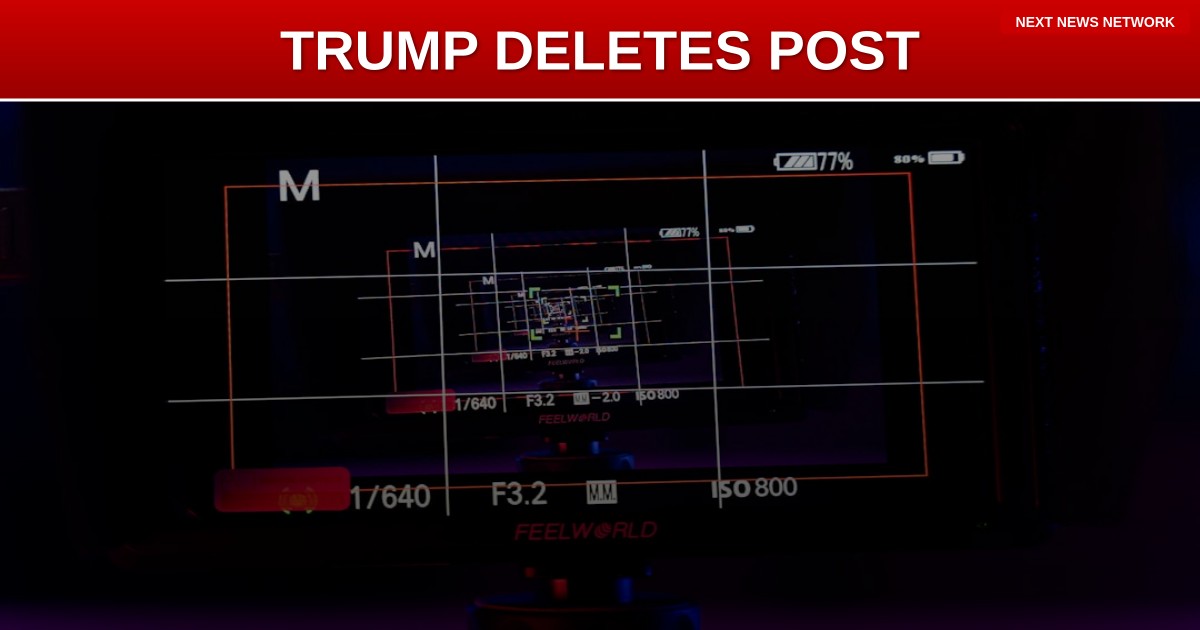 TRUMP Removes Controversial Social Media Post After Christian Supporters Voice Concerns