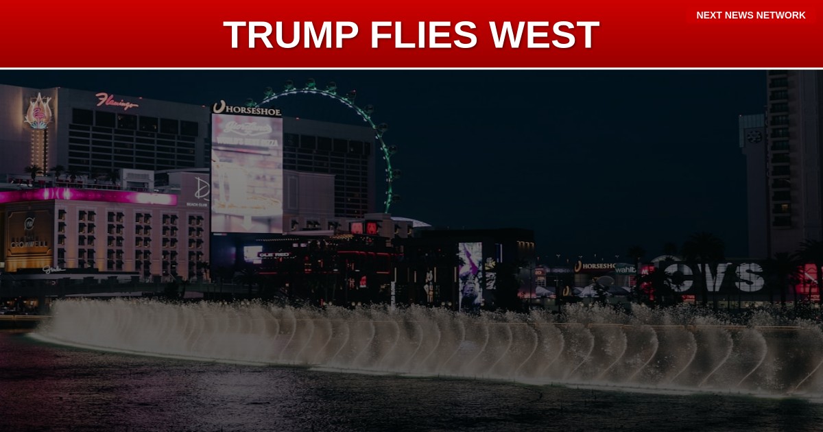 WHEELS UP: Trump Heads West for TAX DAY Roundtable and Major TPUSA Address