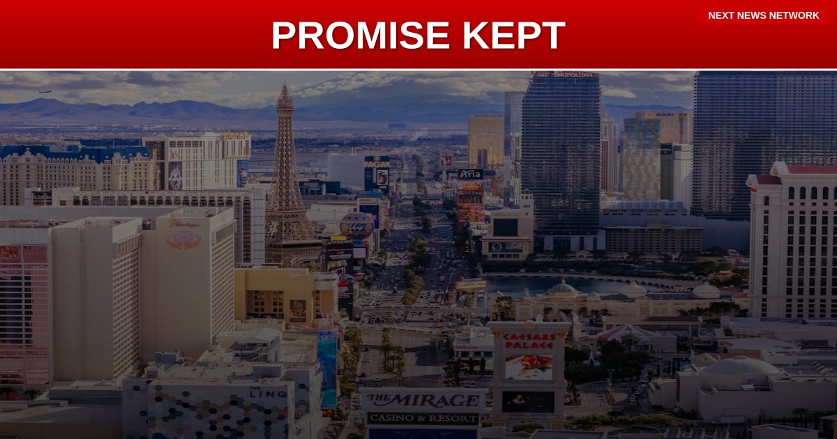 PROMISE KEPT: Trump Returns to Vegas as 'No Tax on Tips' Delivers THOUSANDS to Working Americans