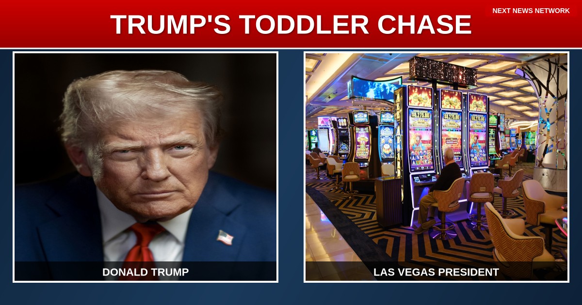 HEARTWARMING MOMENT: Trump Chases Toddler at Nevada Rally, MOCKS Biden's Clumsiness