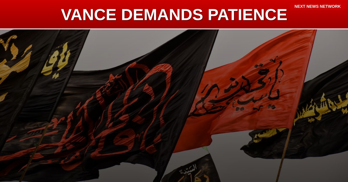 BREAKING: Vance Declares Iran Situation 'Messy,' Calls for Patience