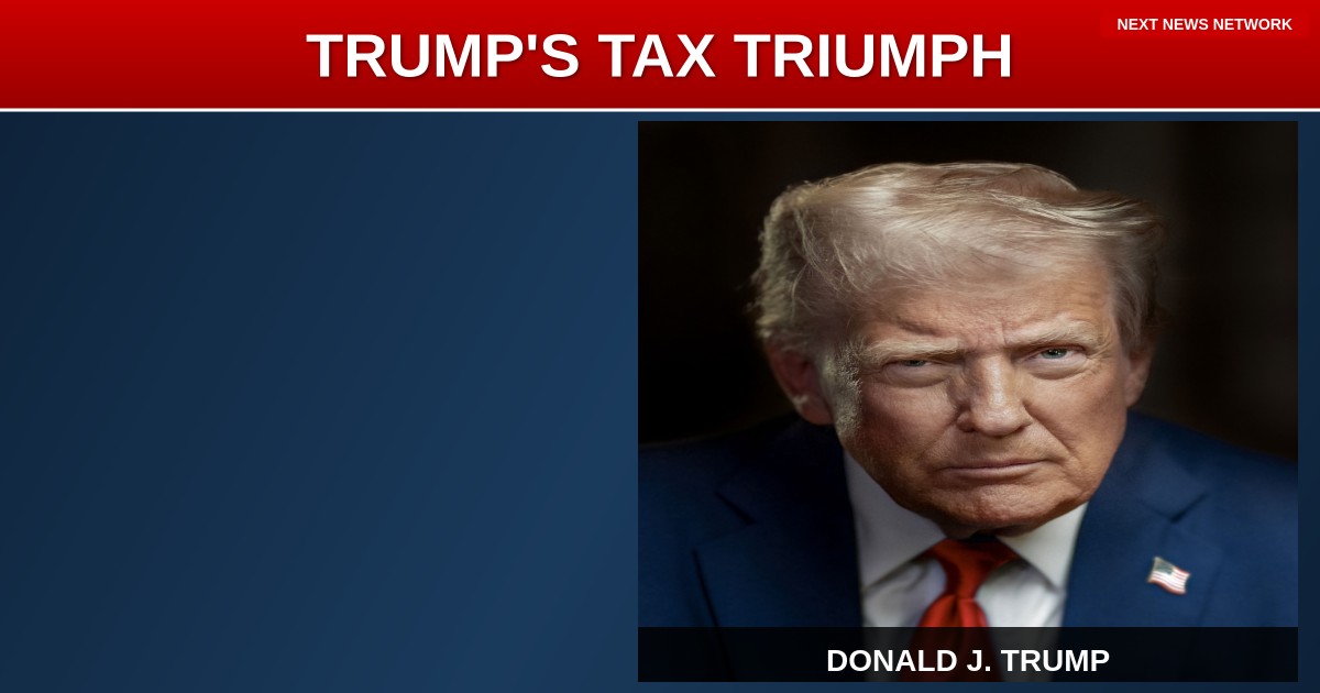 BREAKING: HISTORIC TRUMP TAX CUTS PUT MONEY BACK IN MIDDLE-CLASS POCKETS!