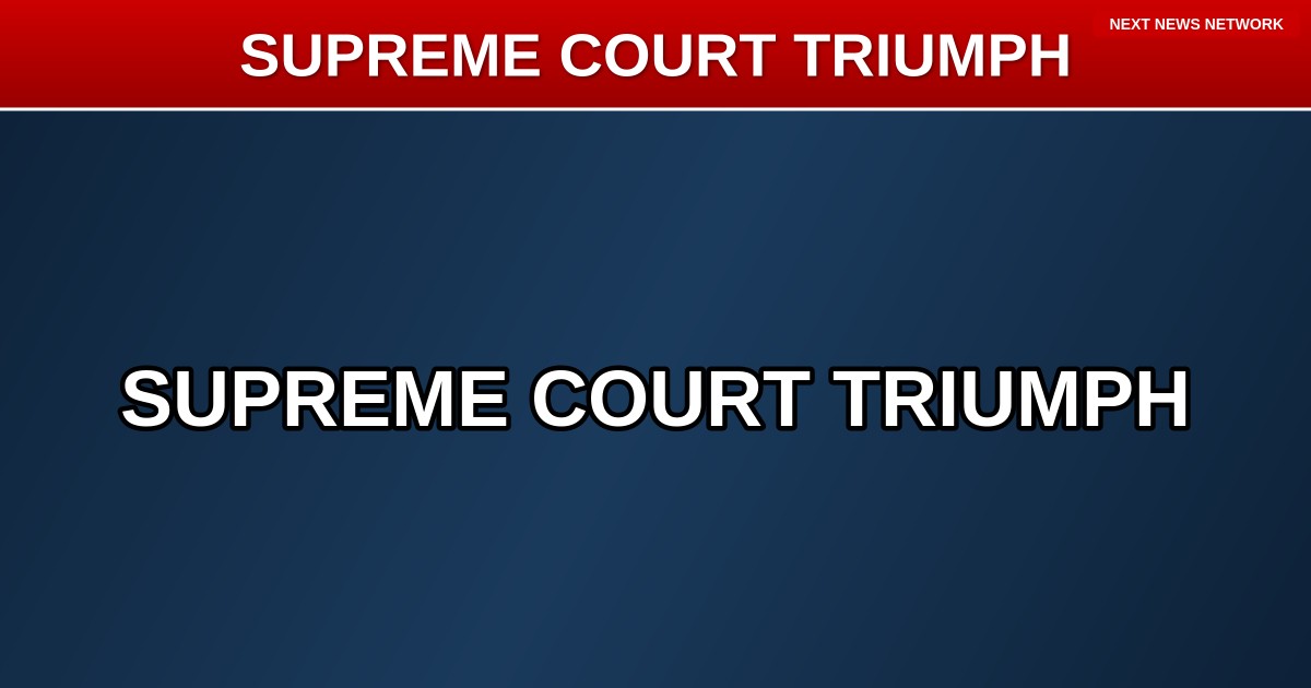 BREAKING: SUPREME COURT DEFENDS OUR RIGHTS — Second Amendment VICTORY for Patriots!