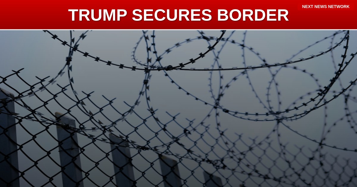 BREAKING: TRUMP'S BORDER SECURITY SUCCESS MARKS HISTORIC LOW IN ILLEGAL CROSSINGS!
