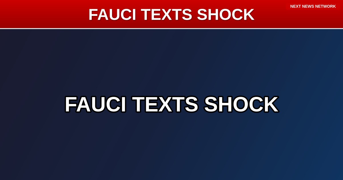 BREAKING: Fauci's Explosive Texts on Pregnancy Vaccine Concerns ROCK Social Media