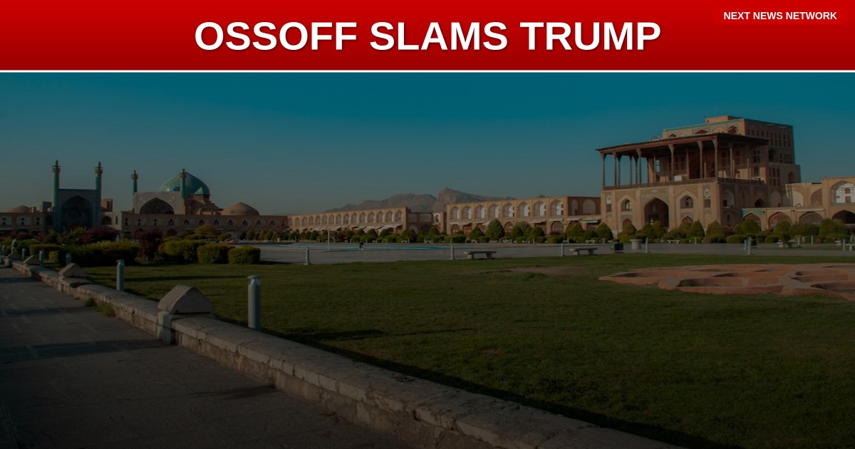BREAKING: Sen. Ossoff ACCUSES Trump of 'LIES' About Iran War