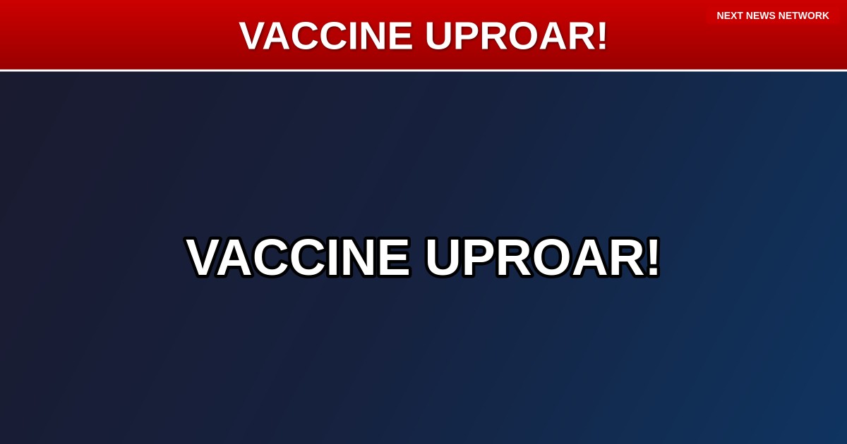 CONTROVERSY ERUPTS: Trump's Executive Order on Vaccine Recommendations SPARKS OUTRAGE