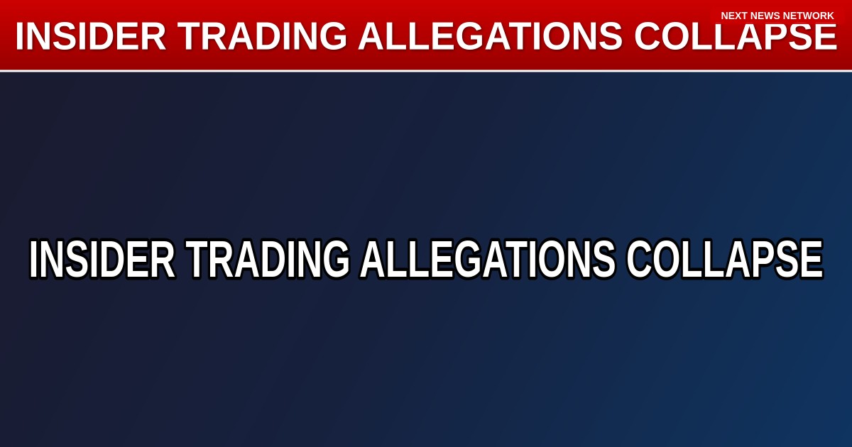 EXPOSED: Allegations of Trump Insider Trading FALL FLAT as Evidence Crumbles