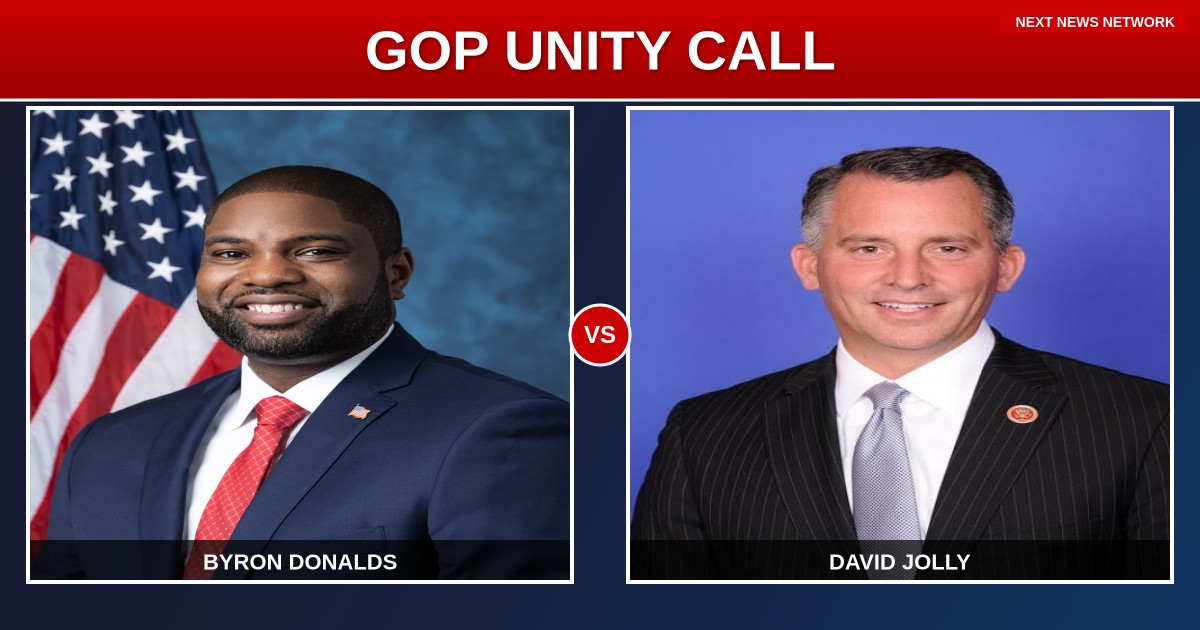 BREAKING: Byron Donalds Calls for GOP Unity to Defeat 'DSA Trojan Horse' David Jolly