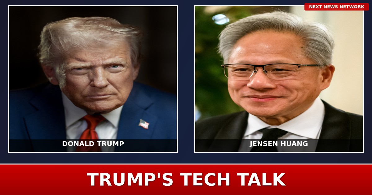 EXCLUSIVE: President Spotted on Late-Night Call with Nvidia CEO While Fleeing to Mar-a-Lago