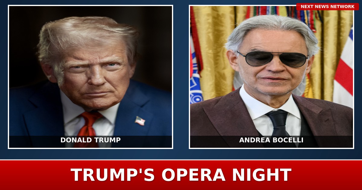 EXCLUSIVE: Trump Hosts Star-Studded White House Evening with Legendary Tenor Andrea Bocelli