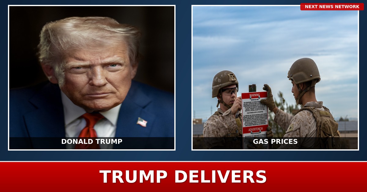 WINNING: Gas Prices Hit 4-Year Low as Trump Delivers Most Secure Border in U.S. History