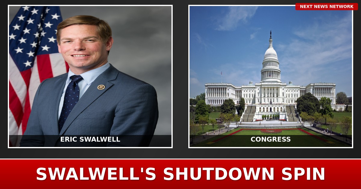 HYPOCRITE Swalwell Blames GOP for Legislative Gridlock While Democrats ENGINEER Government Shutdown Crisis