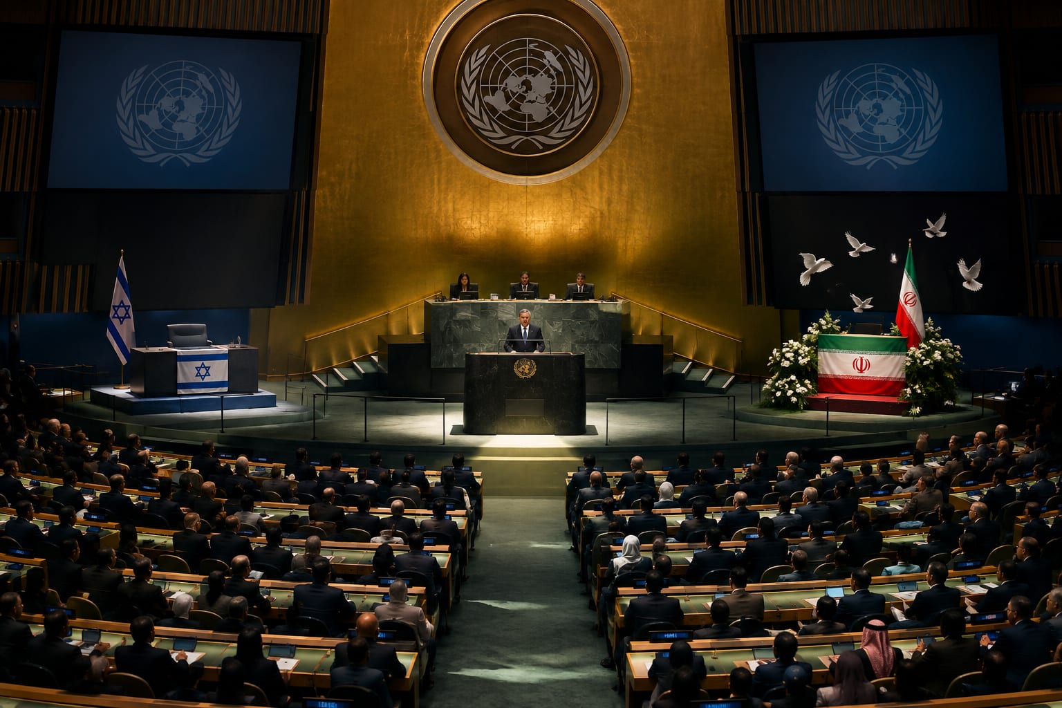 EXPLOSIVE: Qatar SLAMS Israel at U.N., Soft-Pedals on Iran’s Threats