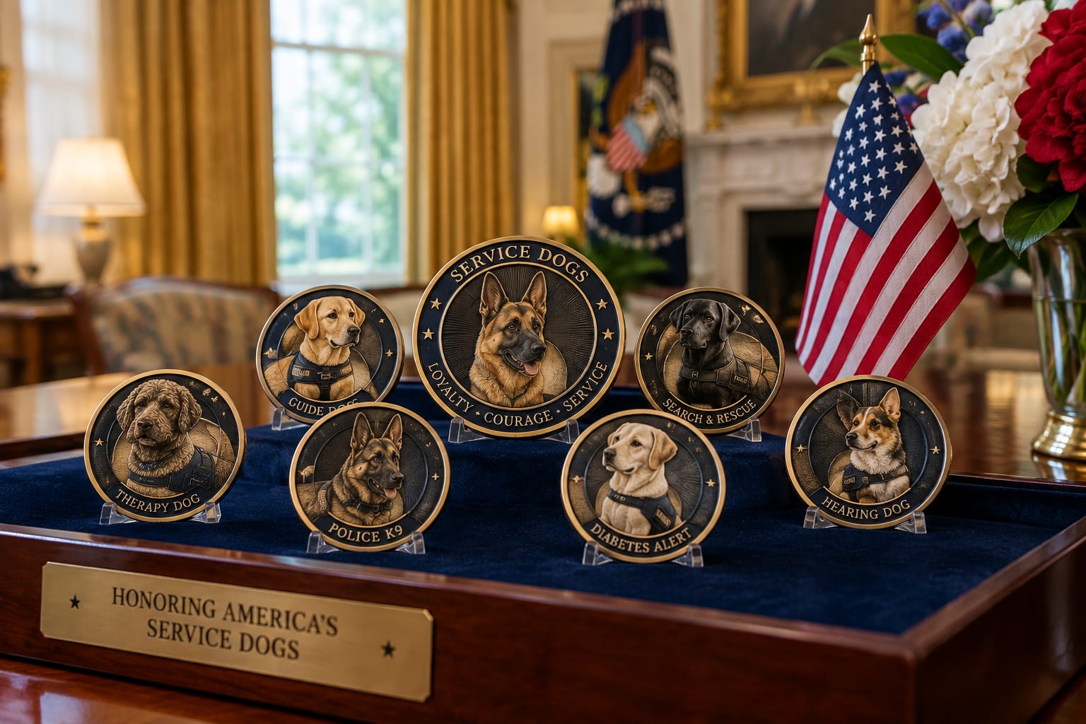 BREAKING: 2027 Working Dogs Commemorative Coin Designs UNVEILED at the White House